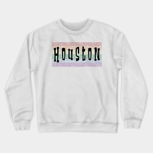 LGBTQ PATTERN AMERICA HOUSTON Crewneck Sweatshirt